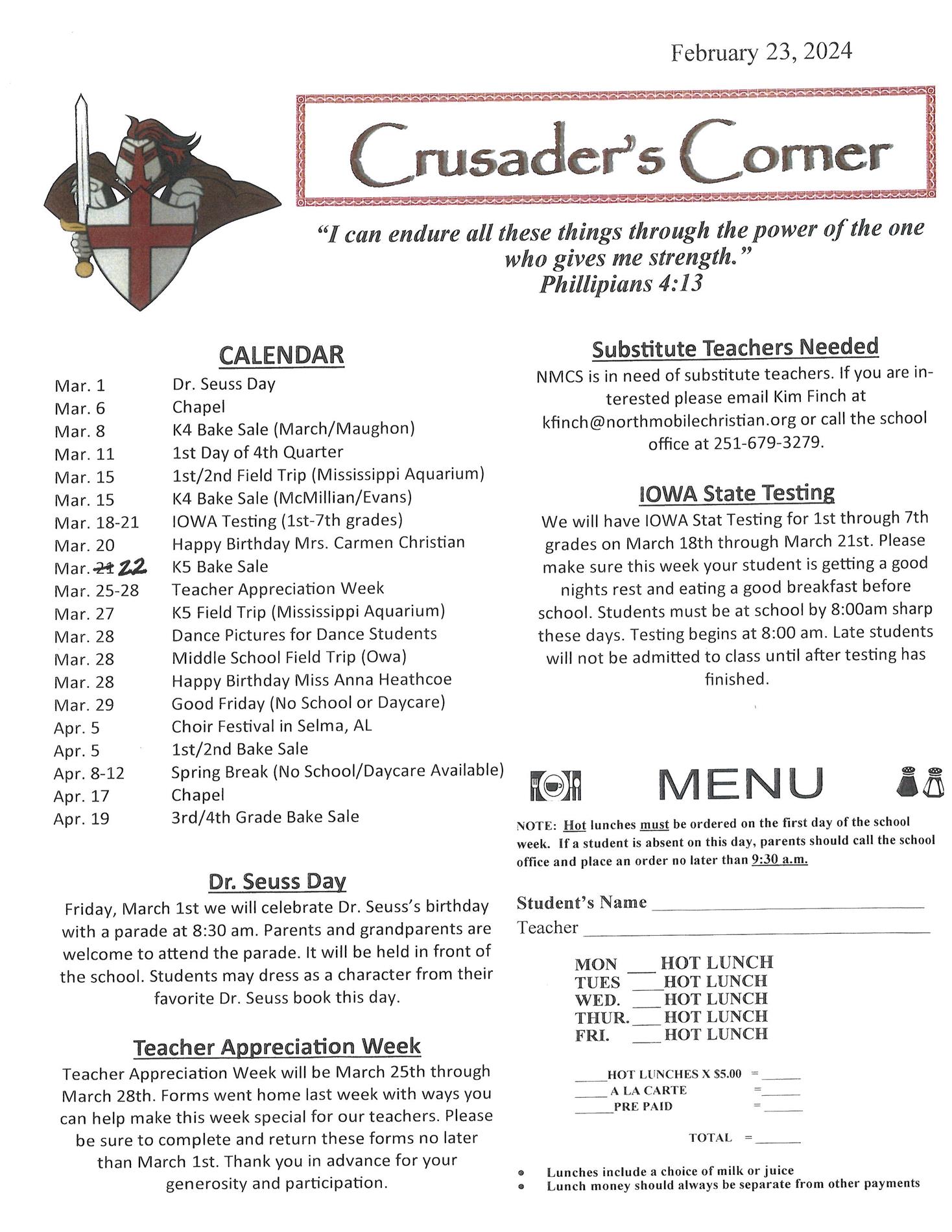 Crusader Corner