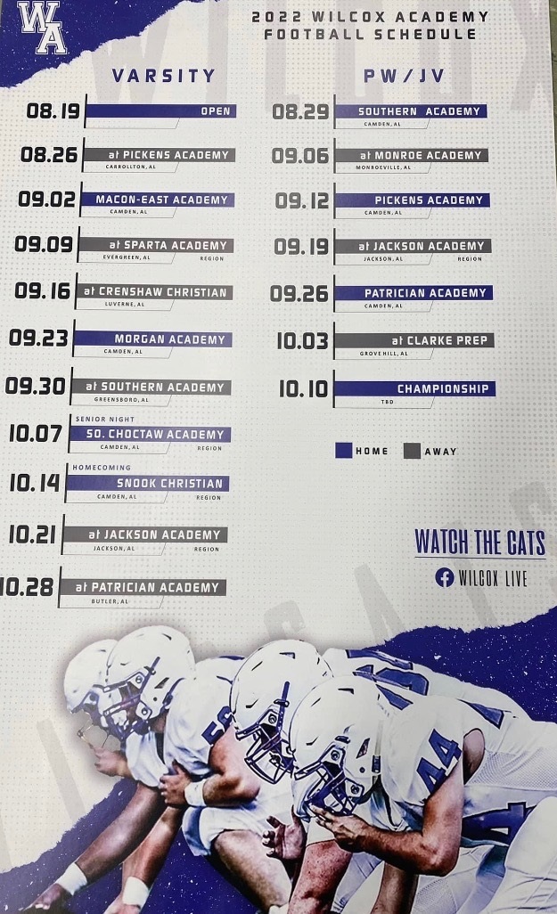 Varsity & JV Football Schedule