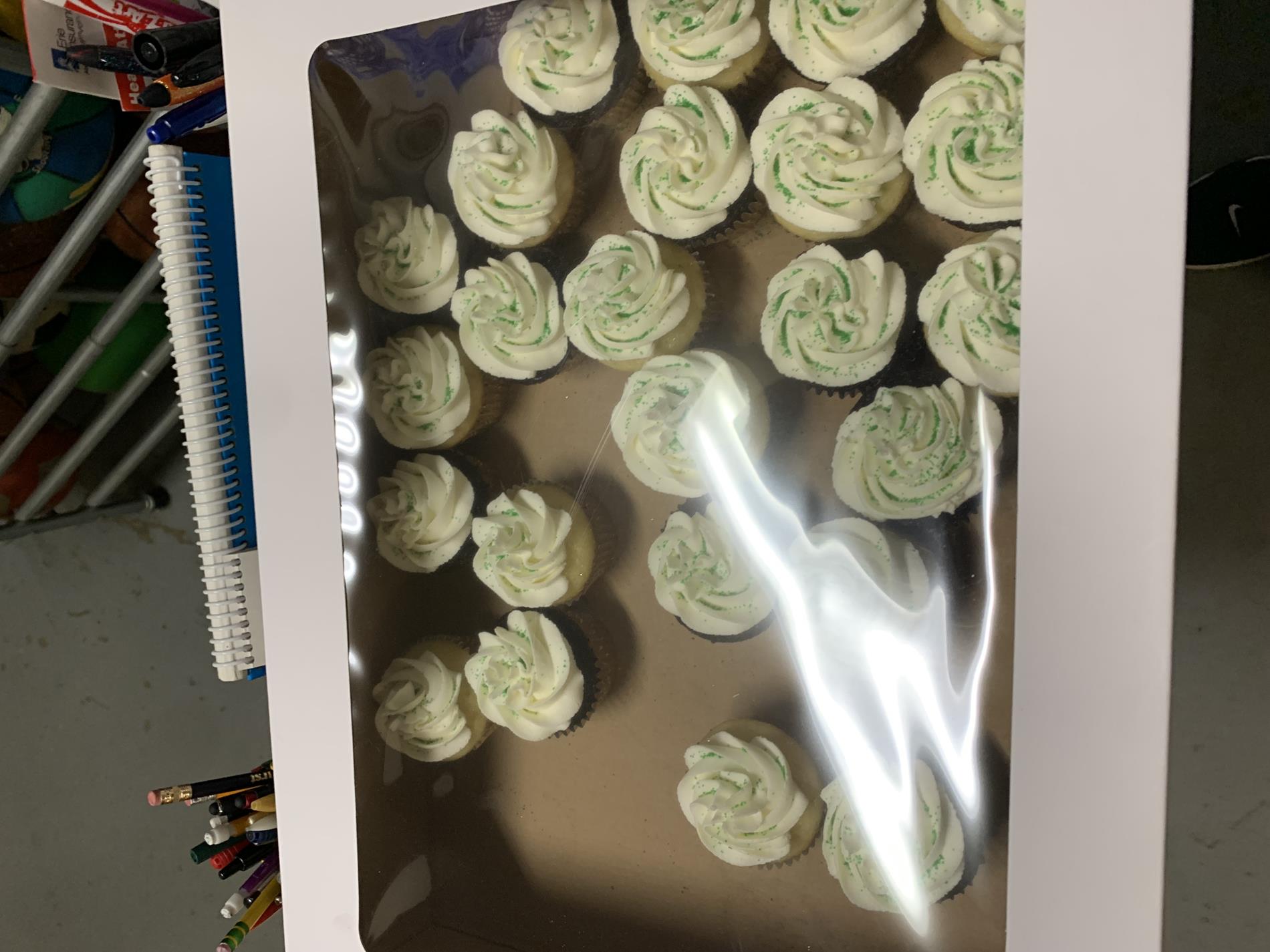 Thank you, Ashley, for the delicious cupcakes!