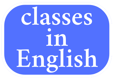 Classes in English button