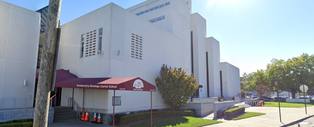 Front of building