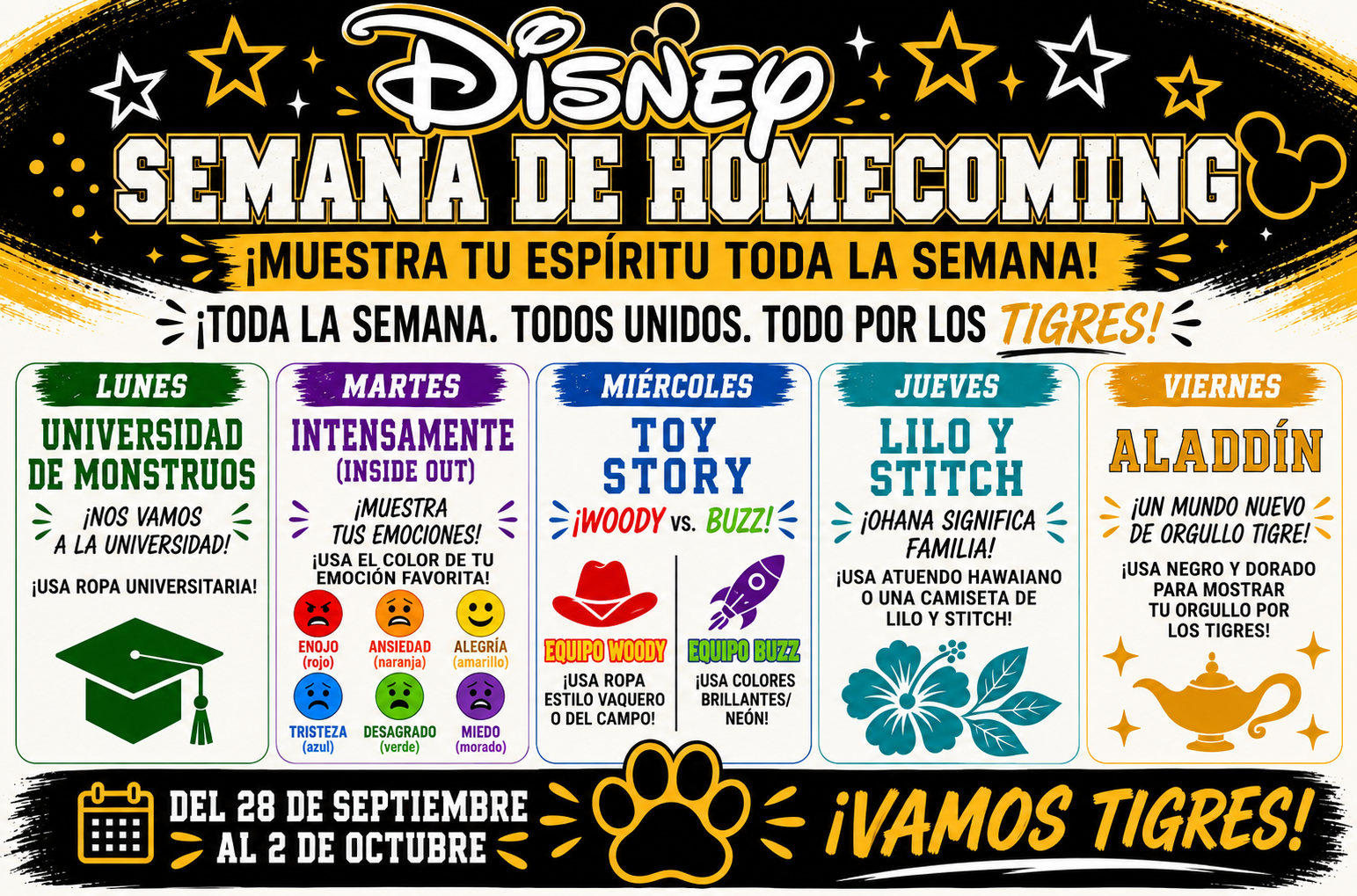 Homecoming Week spanish