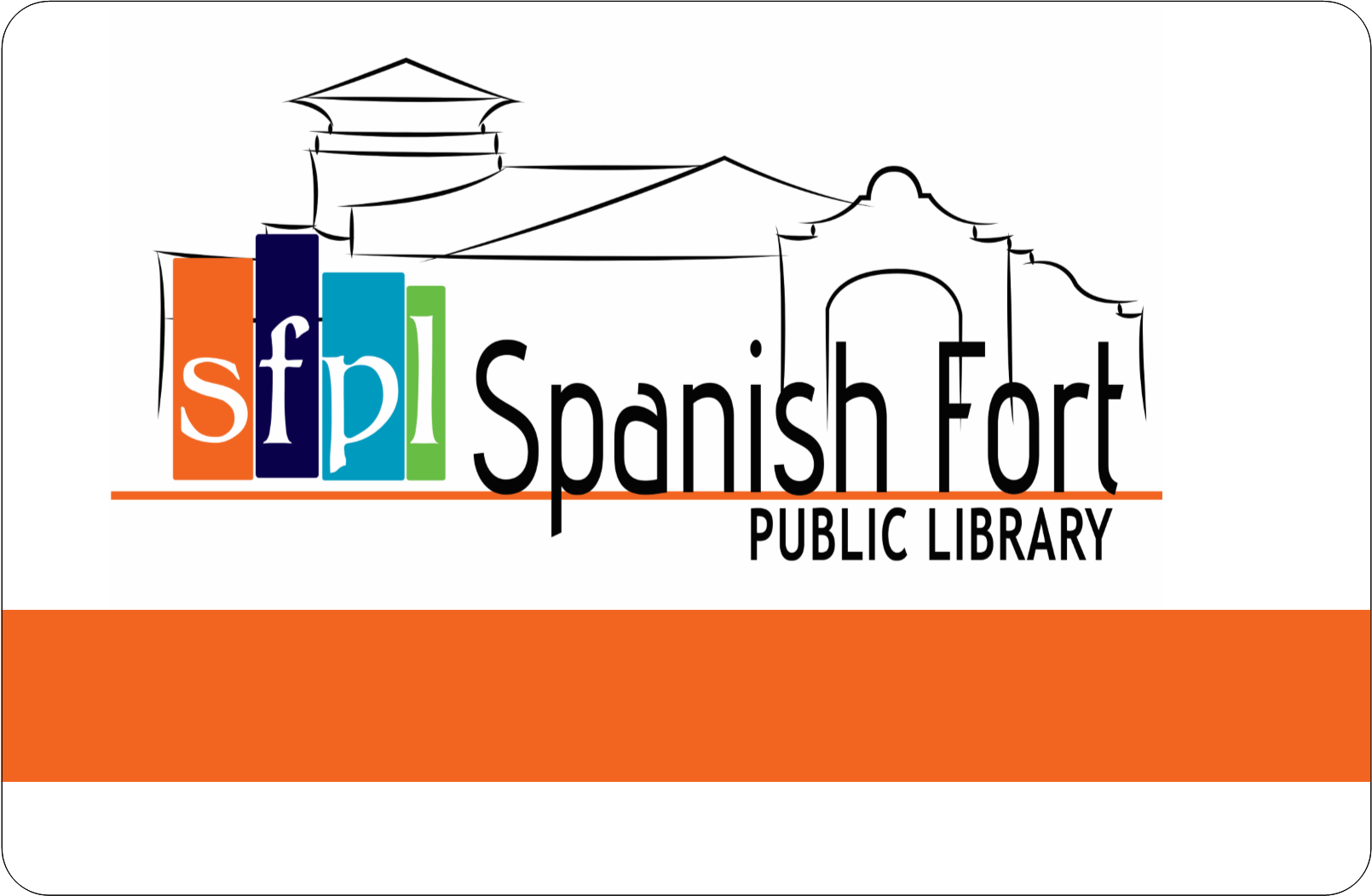 Spanish Fort Public Library card