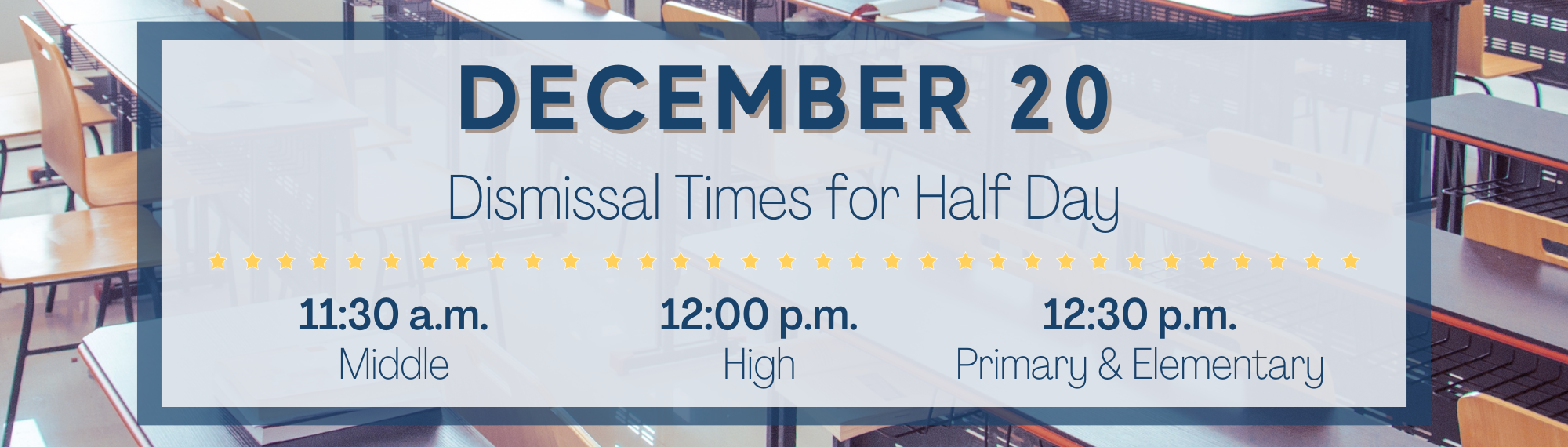 December Half-Day
