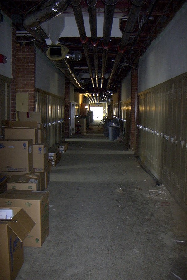 senior hallway and piping