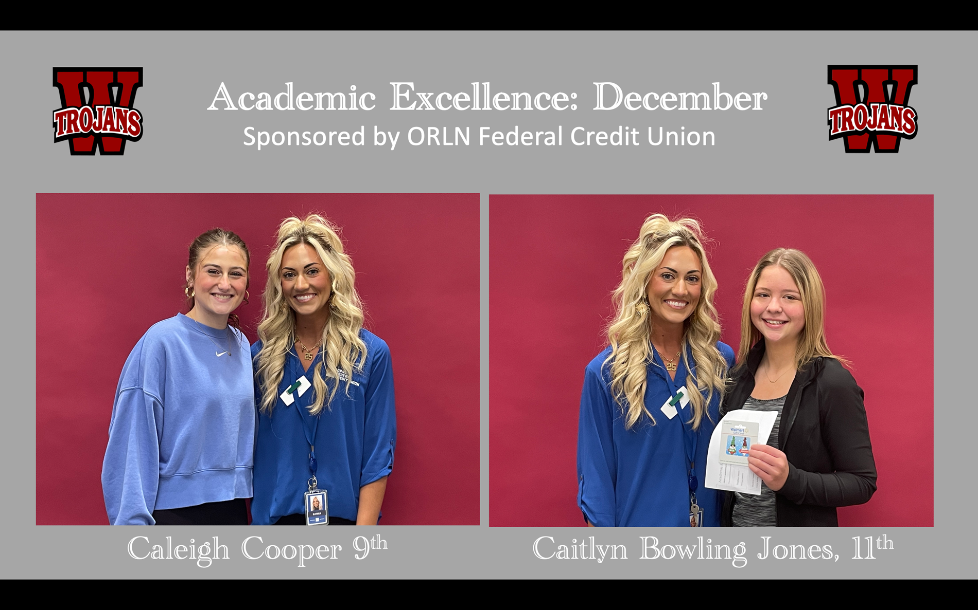 Haleigh Cooper & Kaitlyn Bowling Jones: Academic Excellence