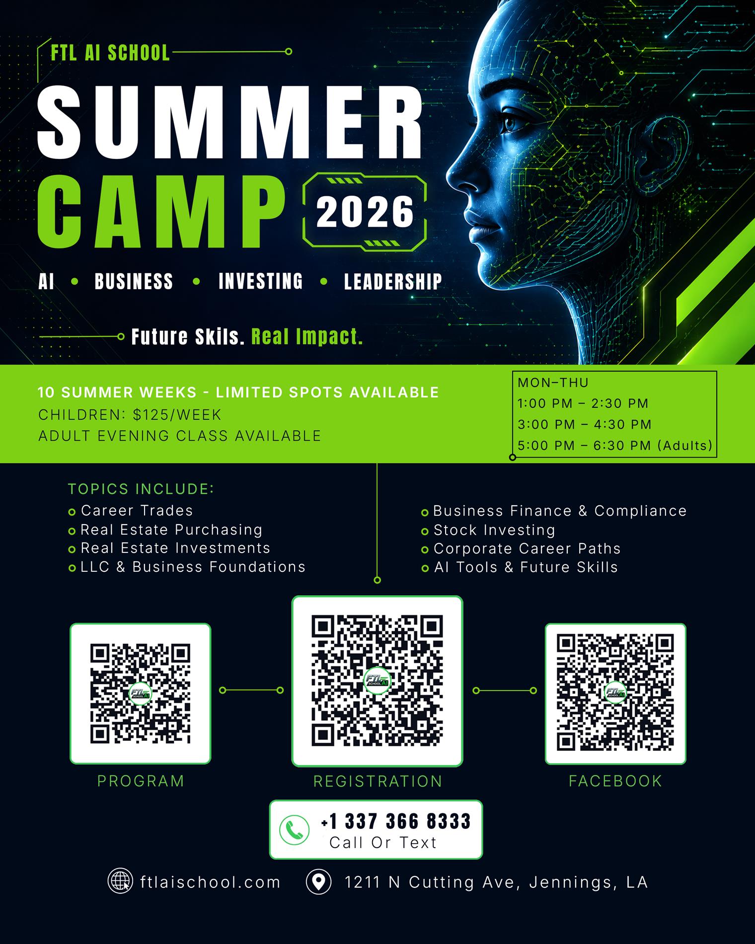 FTL Summer Camp 2026
