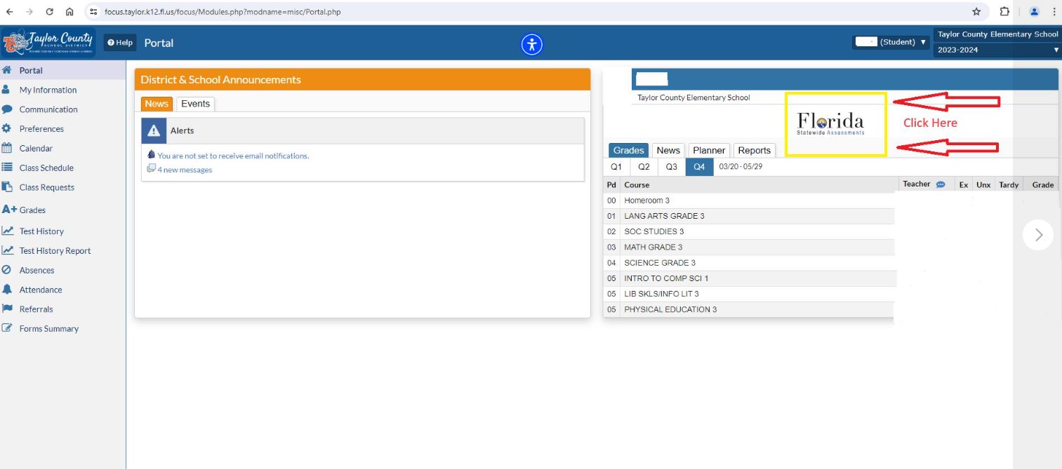 Accessing FAST Scores