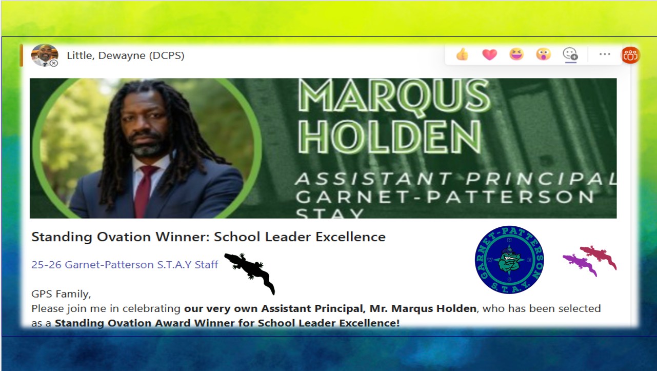 Standing Ovation Winner - School Leader Excellence