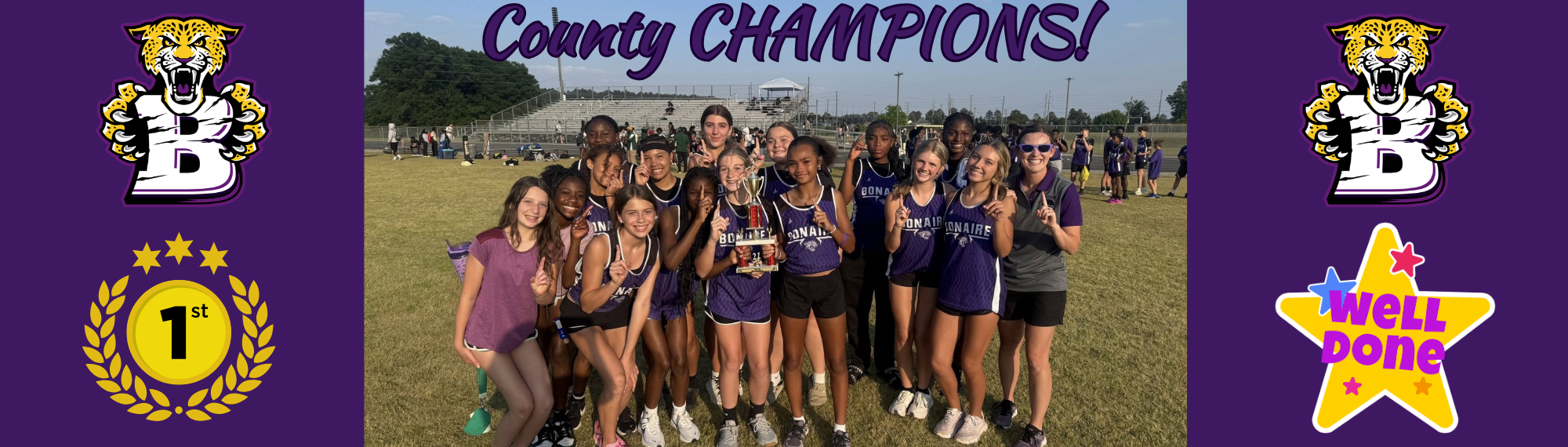 Girls Track County Champions