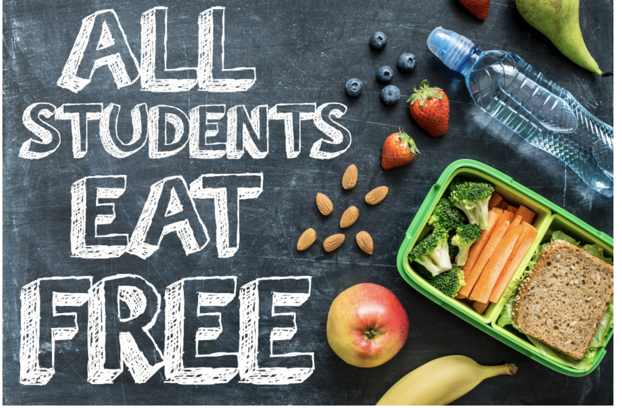 Free Breakfast/Lunch for all students.