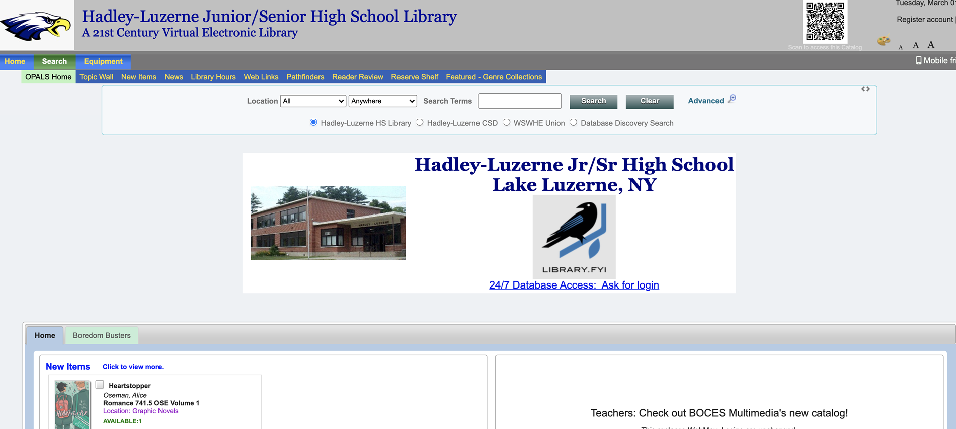 HS Library Catalog