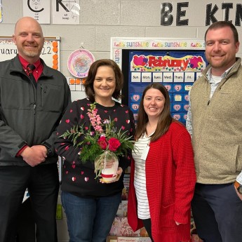 Mrs Gilliam District K-4th teacher of the year