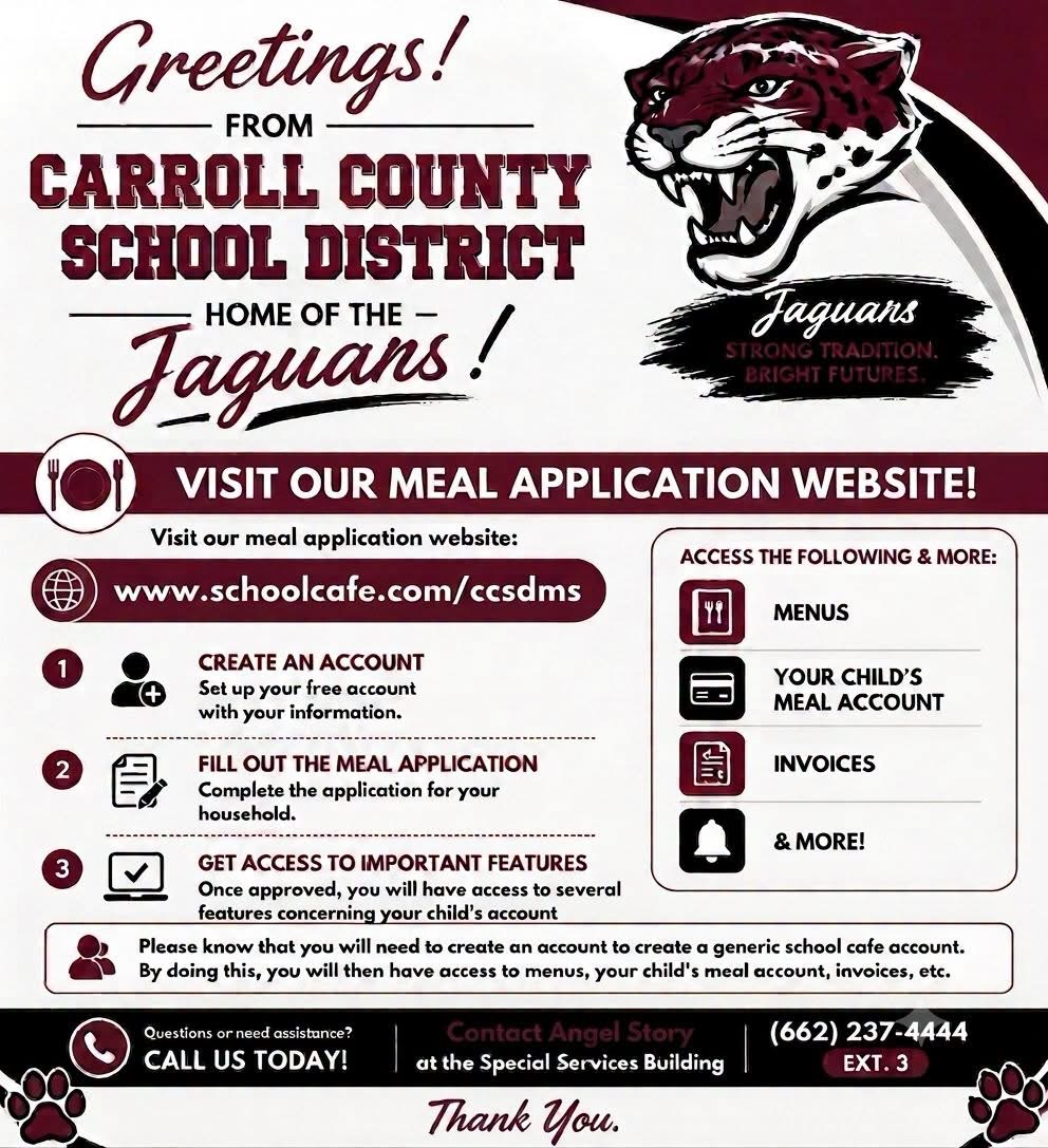 Lunch meal flyer