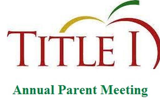 Annual Title I meeting Annual Title I meeting
