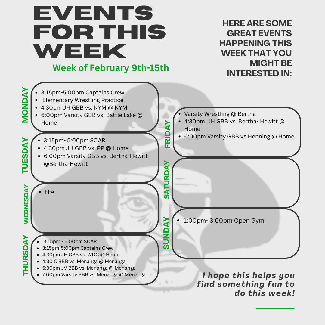 events happening this week 