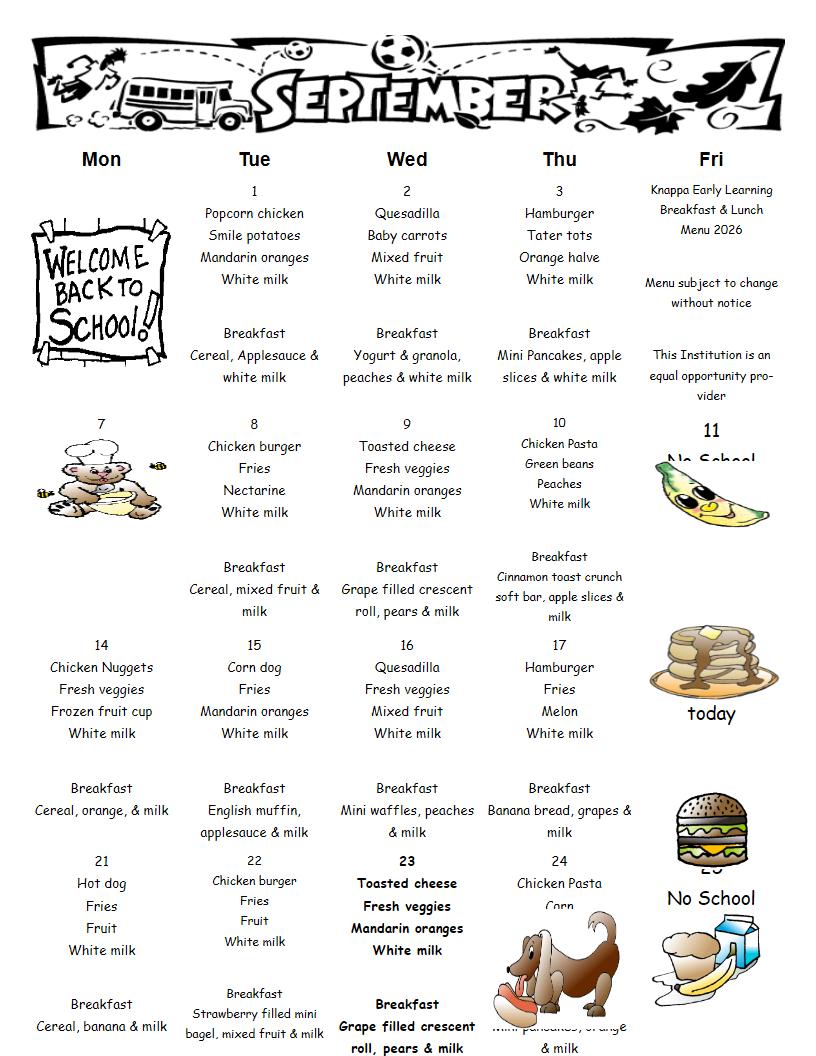 Lunch Menu