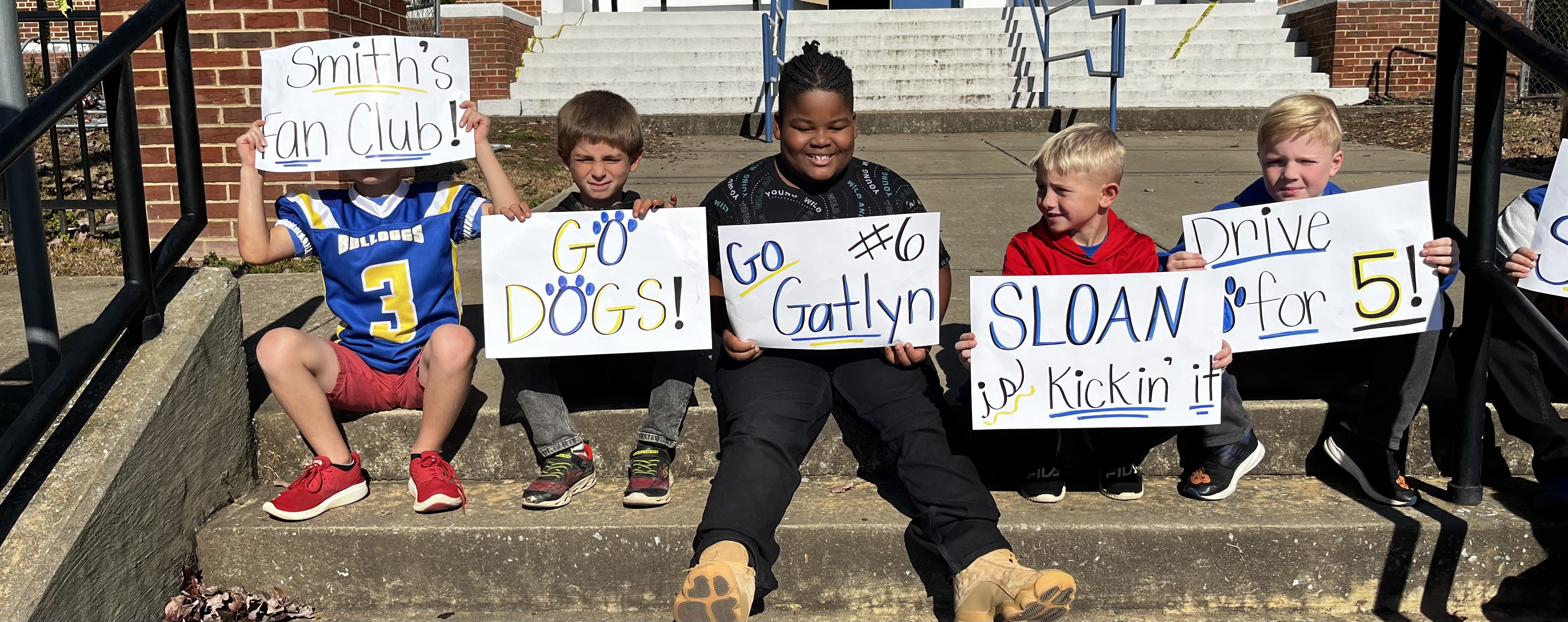 kids at state championship send off