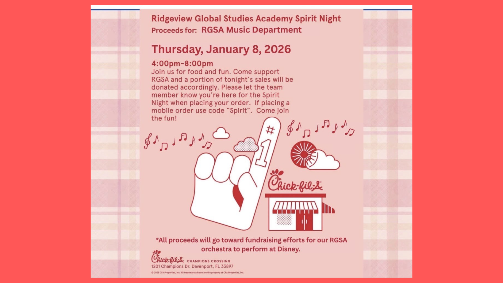 chickfila spirit night