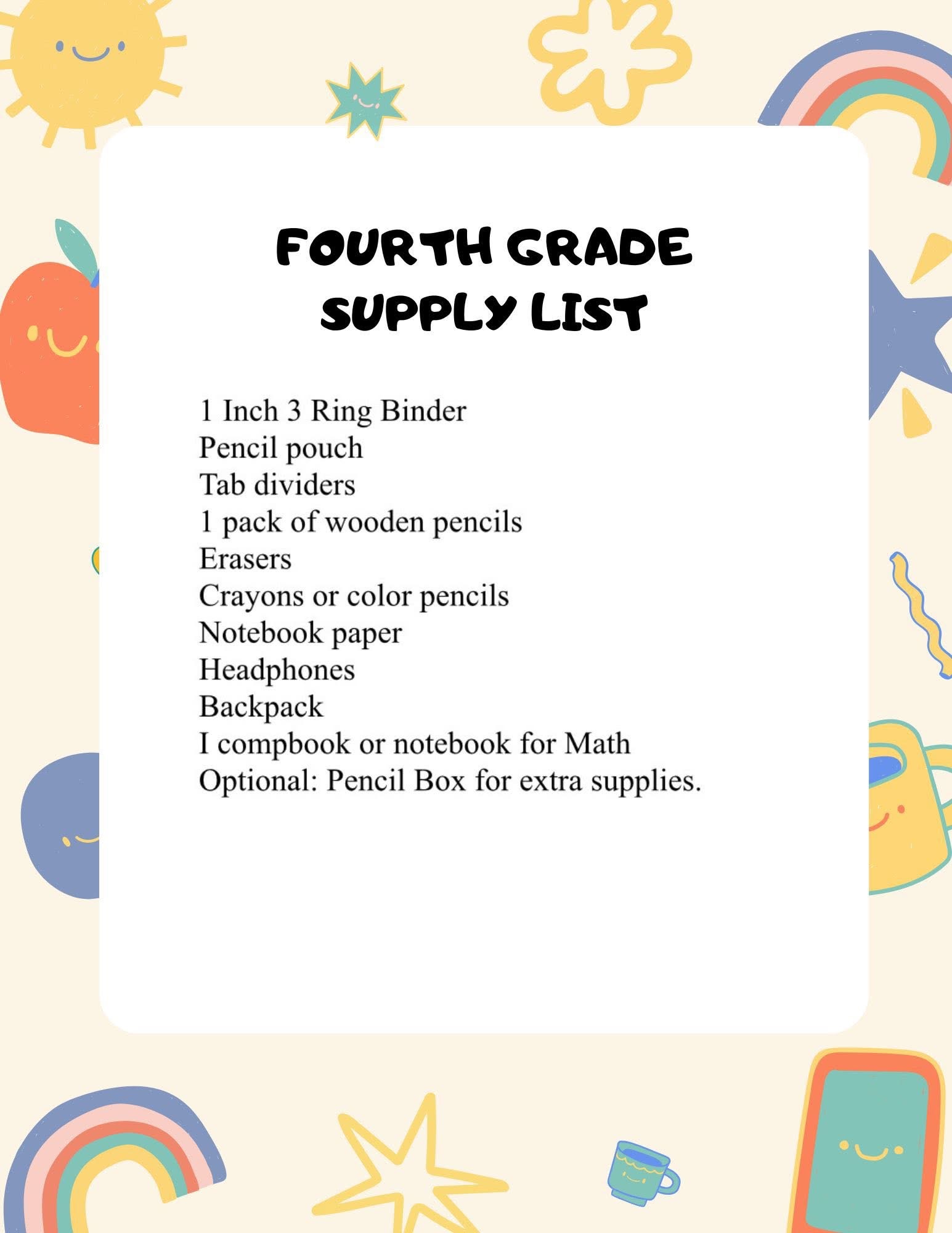 fourth grade