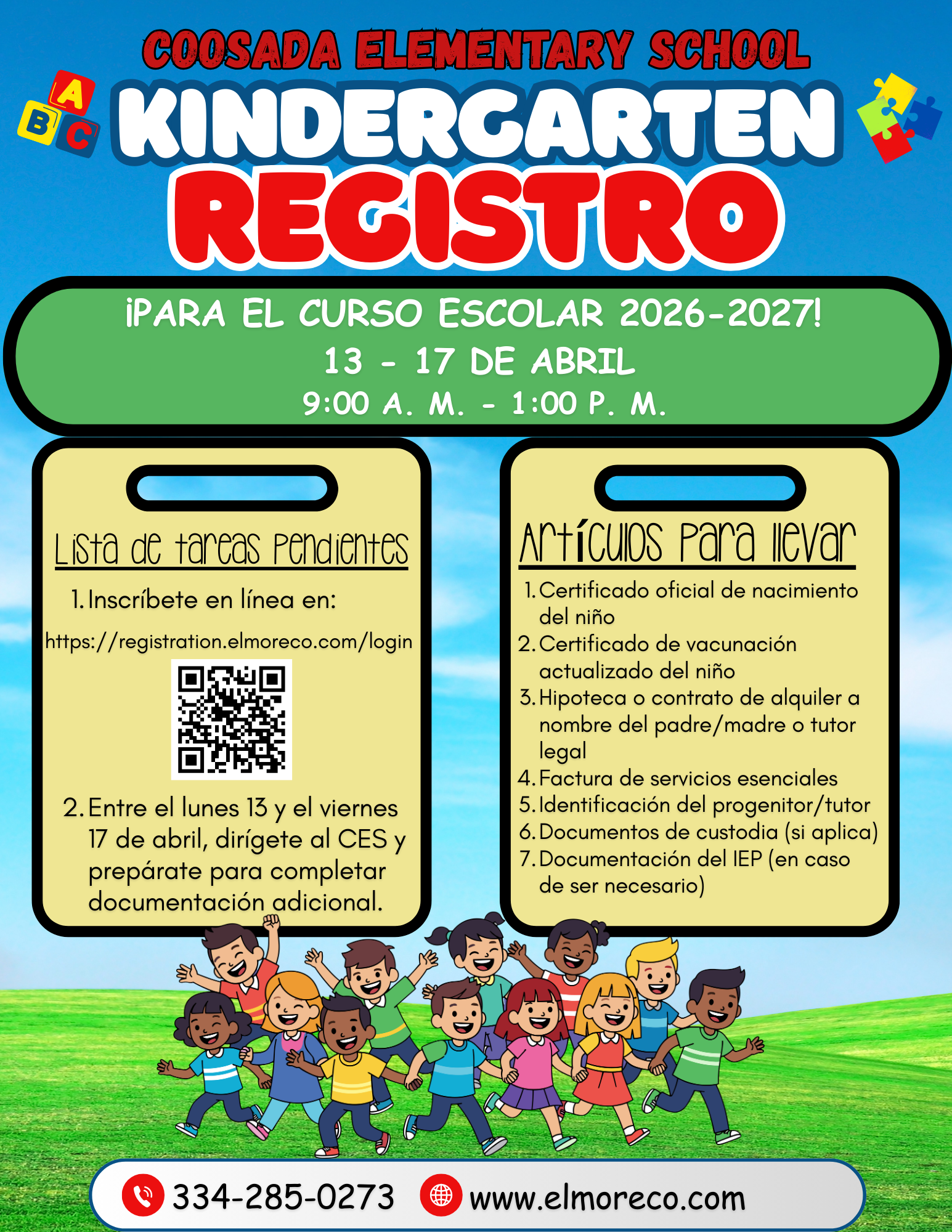 Kindergarten Registration Image