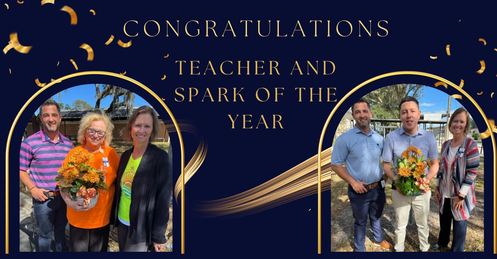 2023-2024 Teacher and Support Person of the Year.