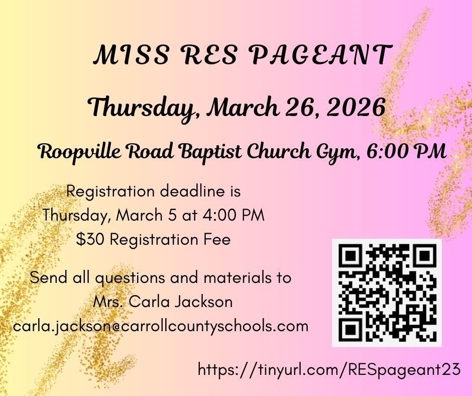 Miss RES Pageant - March 26, 2026
