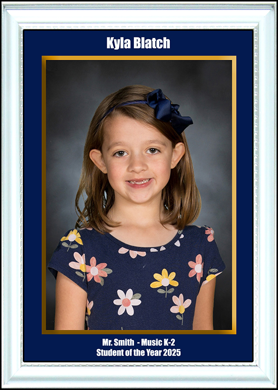 Music Student of the Year K-2