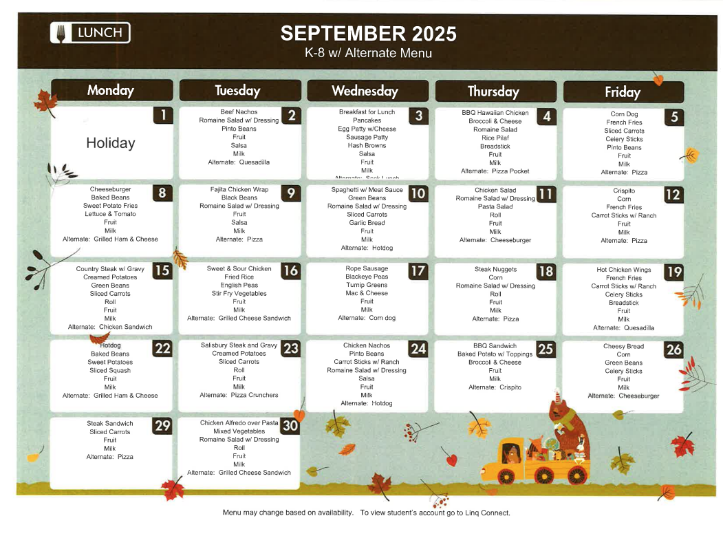 September K-8 with Alt Menu