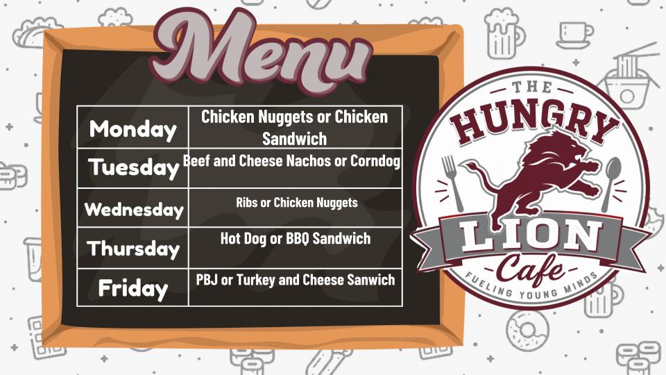 October 1 Menu