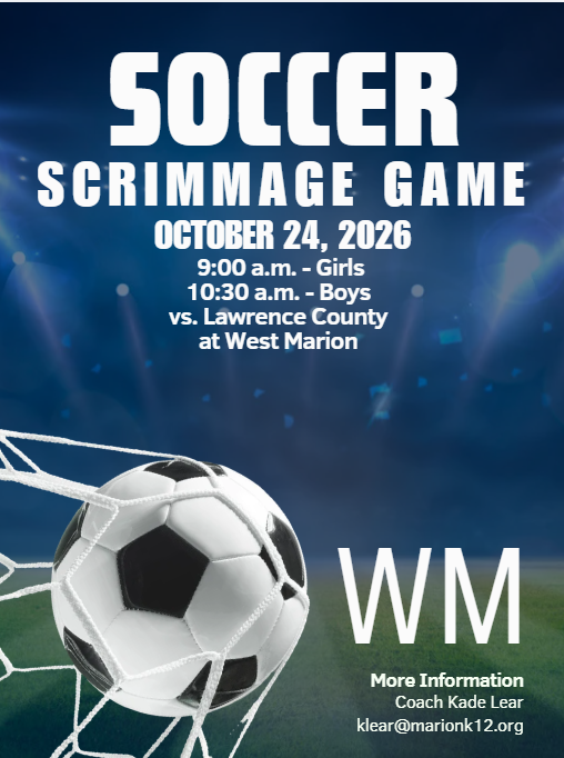 October 24!  Come support us at WMHS