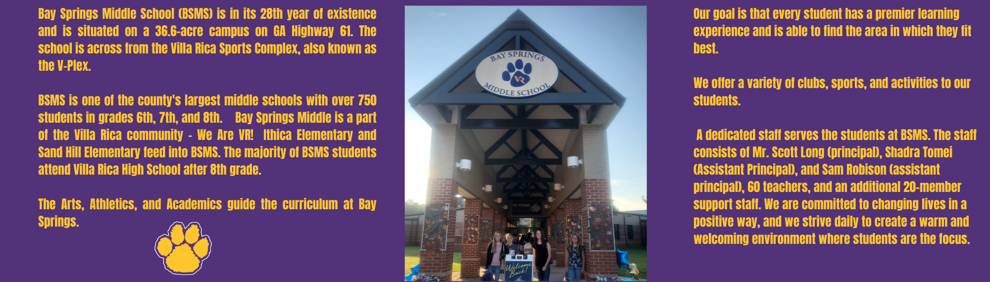 About Bay Springs Middle School