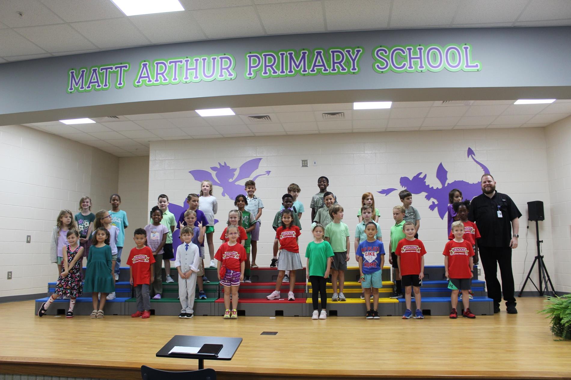 The School Chorus performing for the MAPS Ribbon Cutting and Campus Dedication 9.5.2024