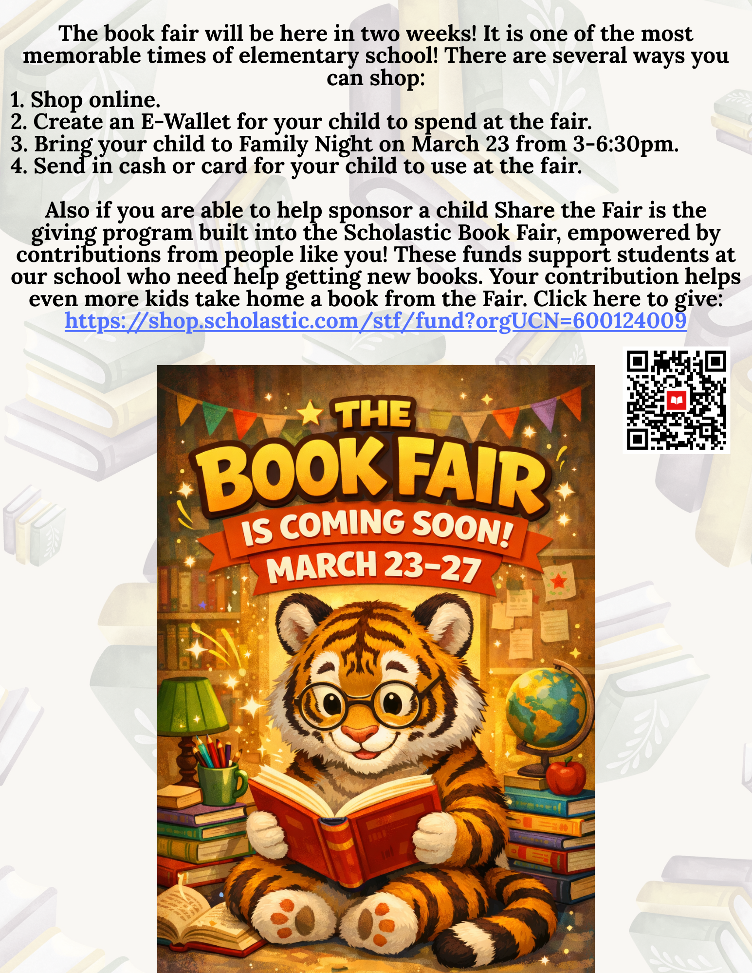 Book Fair is Coming