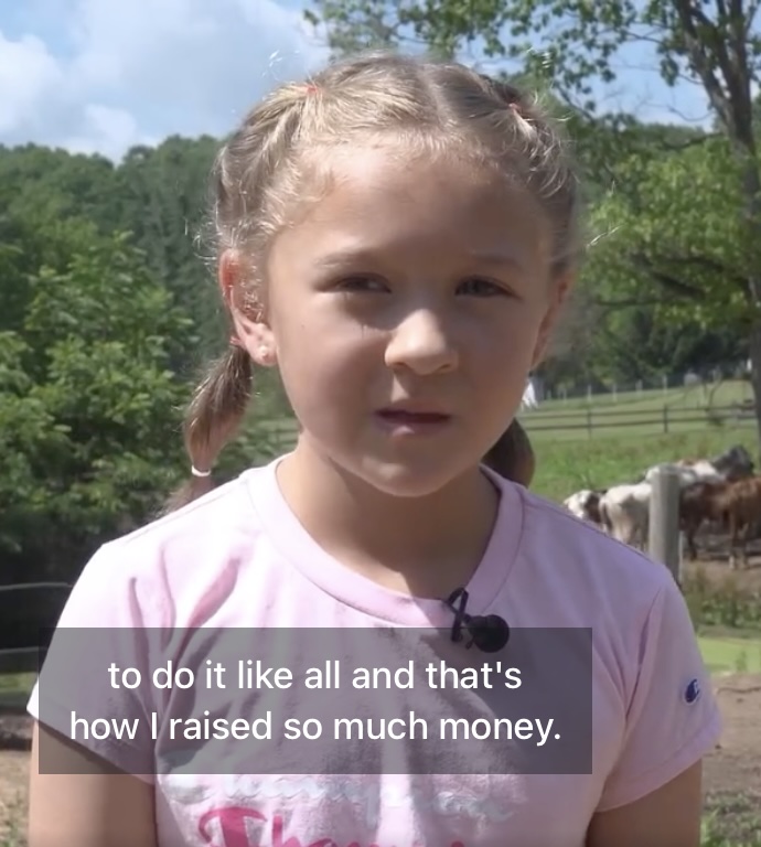 Eight-year-old hero