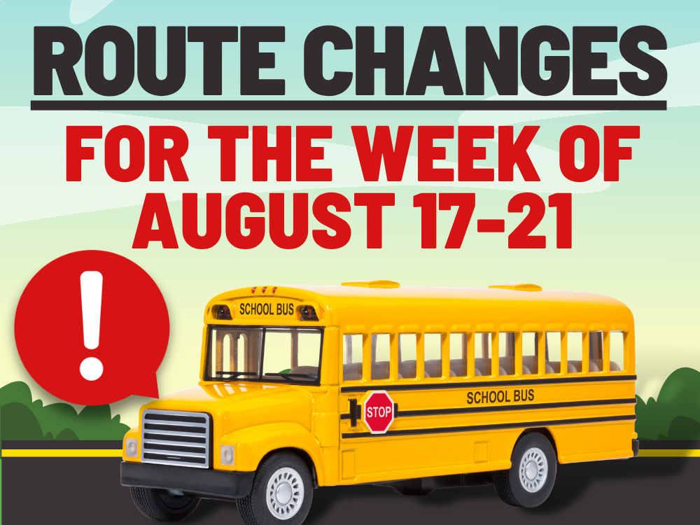 LDOE Bus Route Changes August 17-21