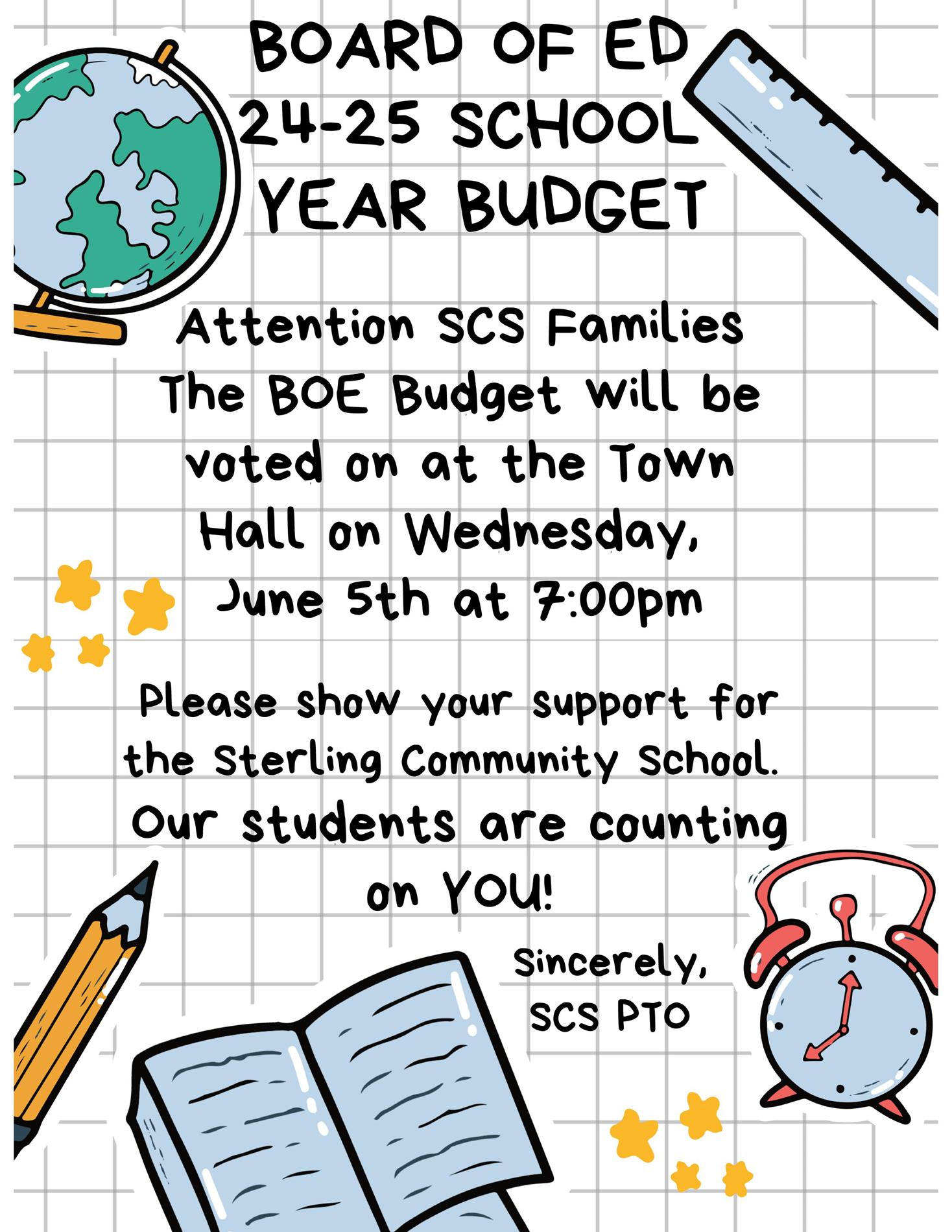 Budget Vote Flyer