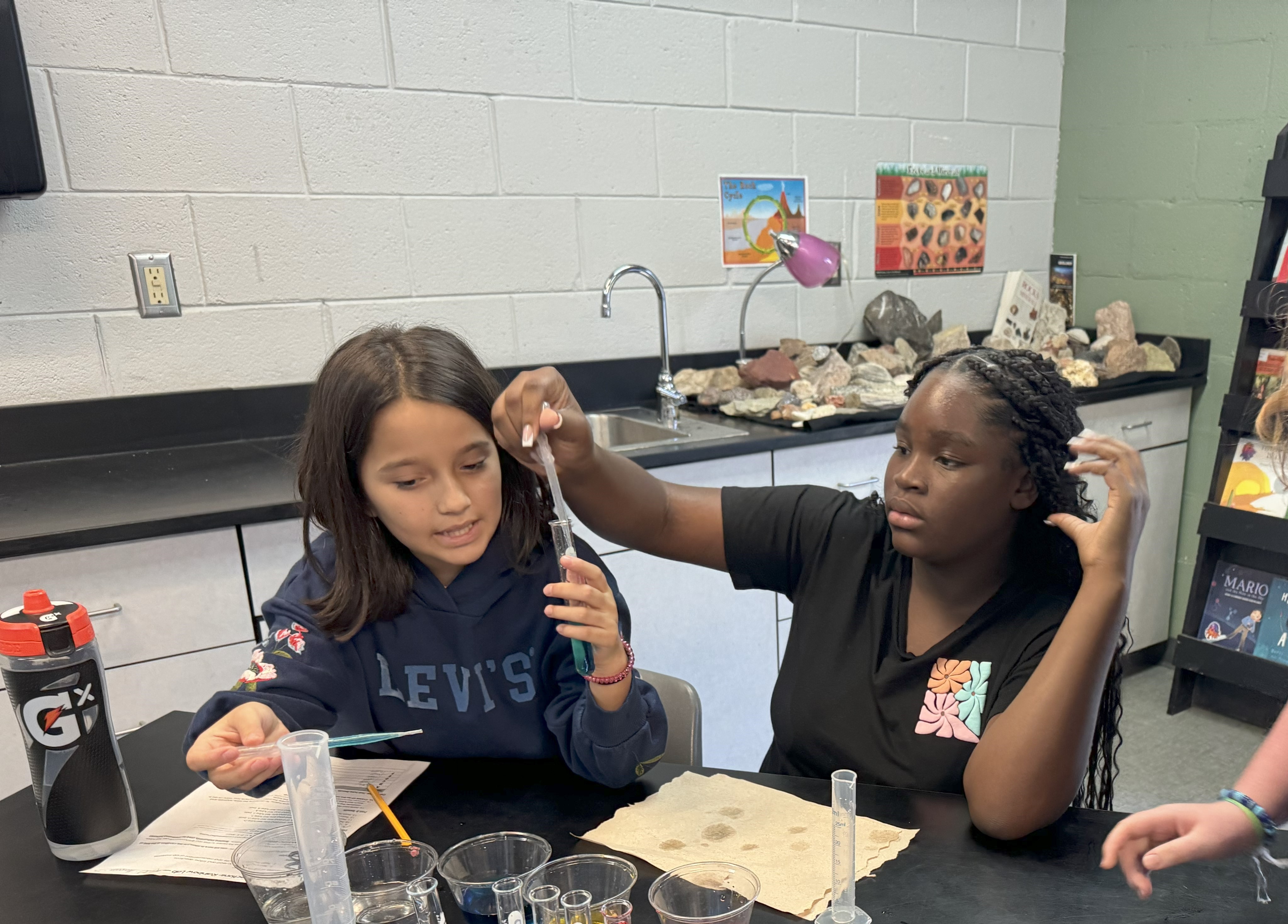 Science class with Mrs. Jacques