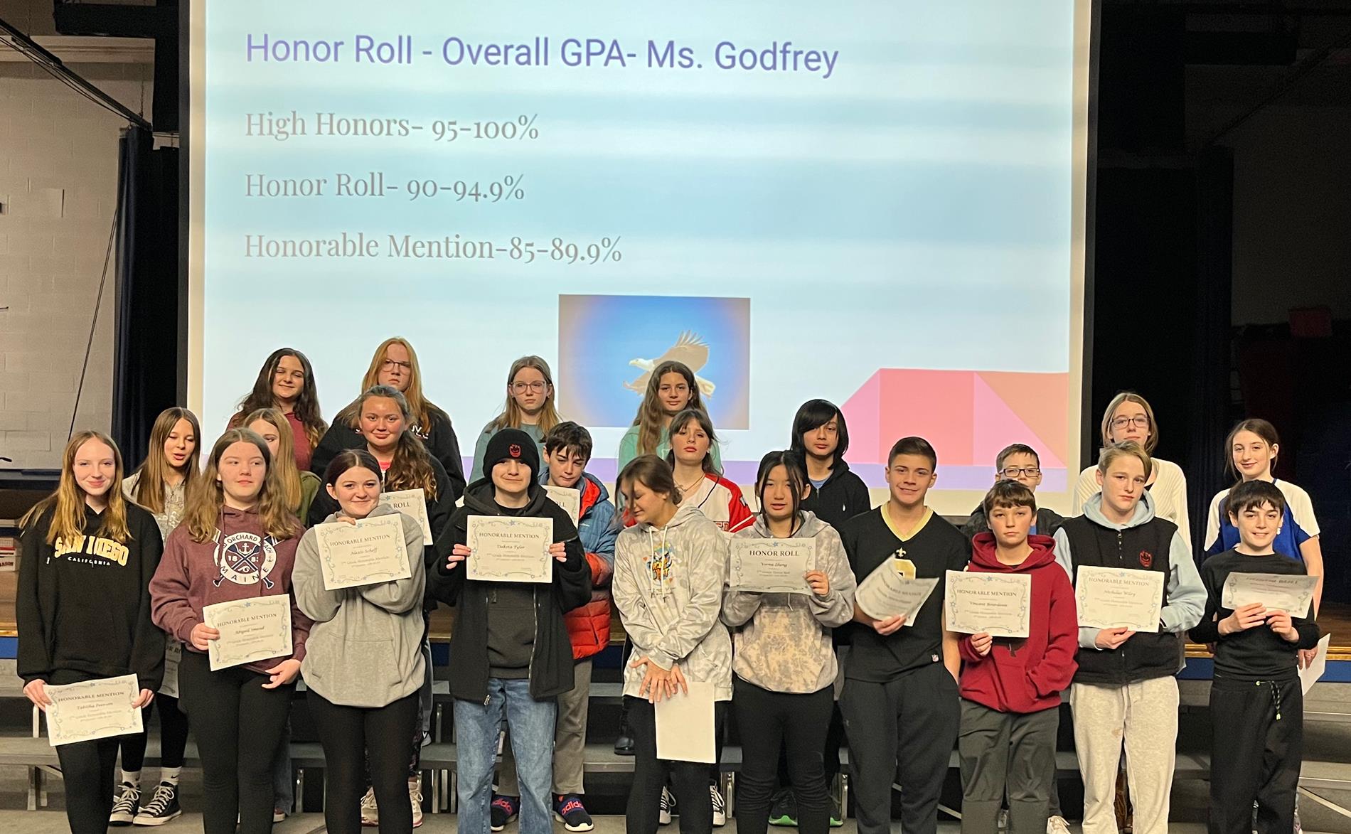 Honor Roll students
