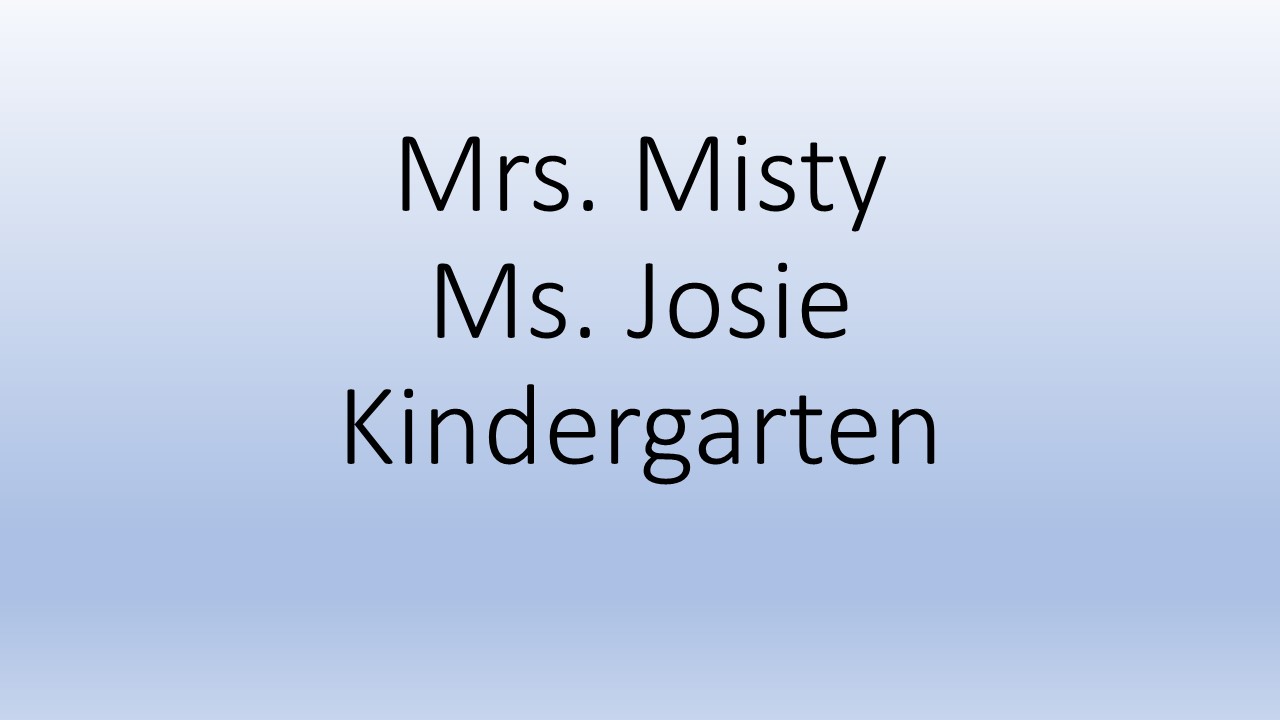 Kindergarten teachers