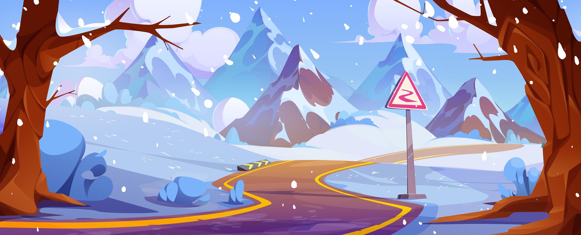 icy road