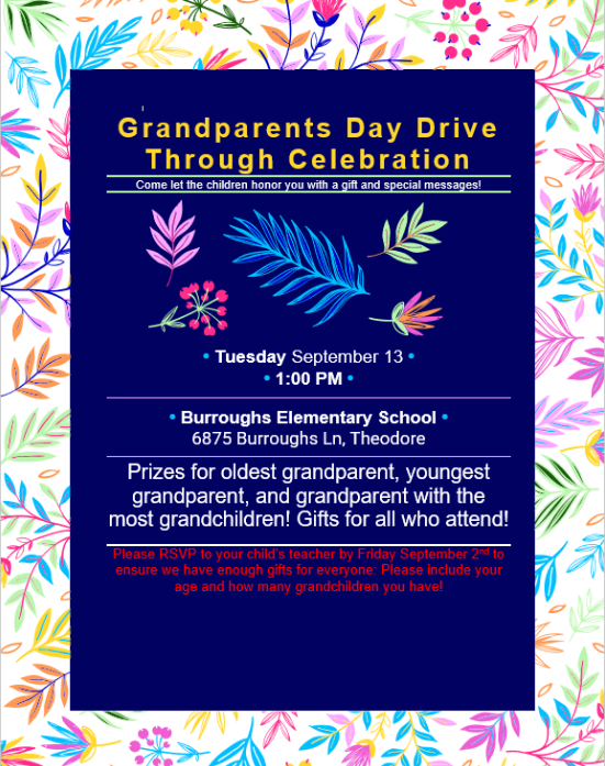 Grandparents Day flyer