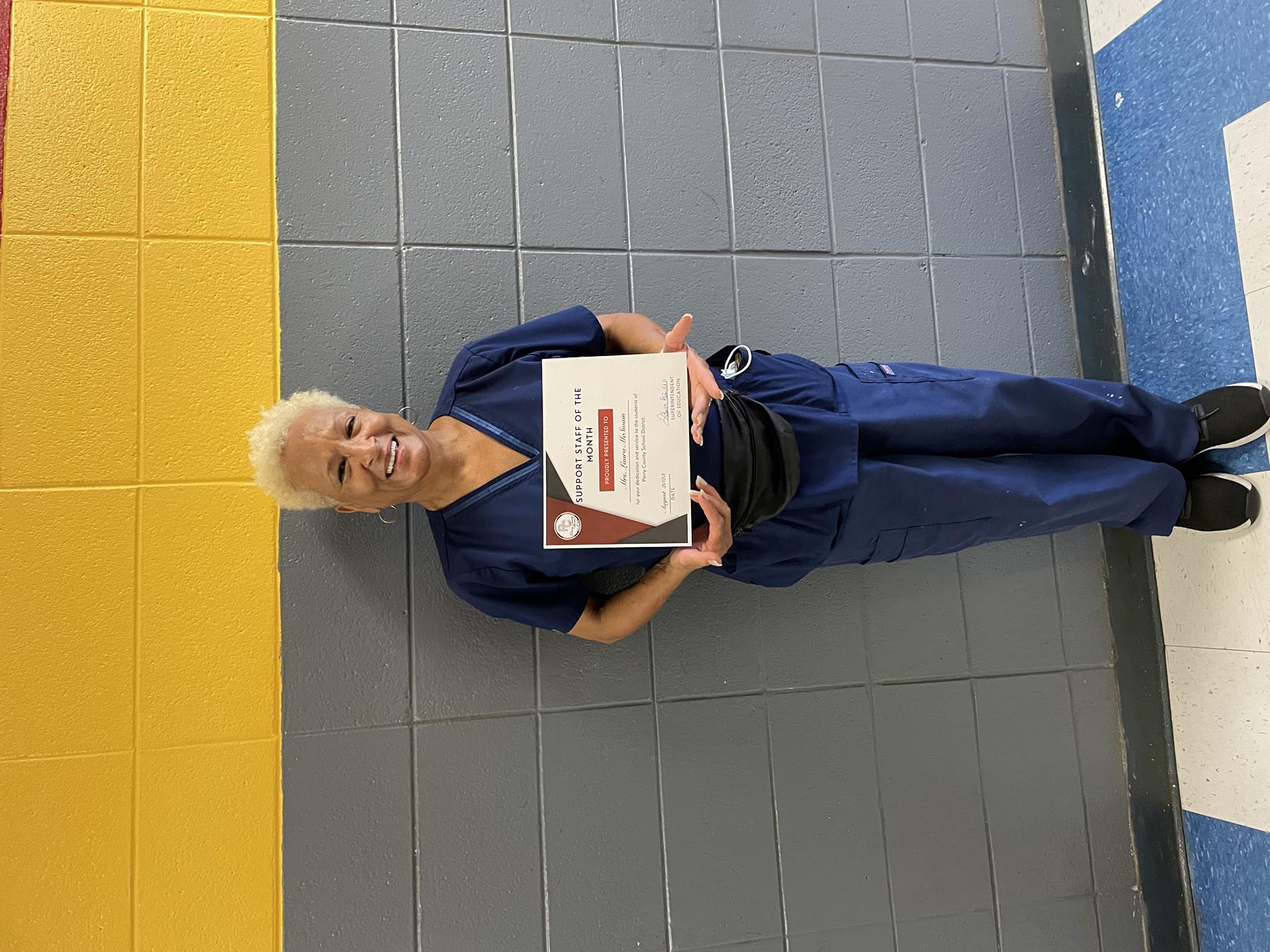 August Support Staff of the Month August Support Staff of the Month