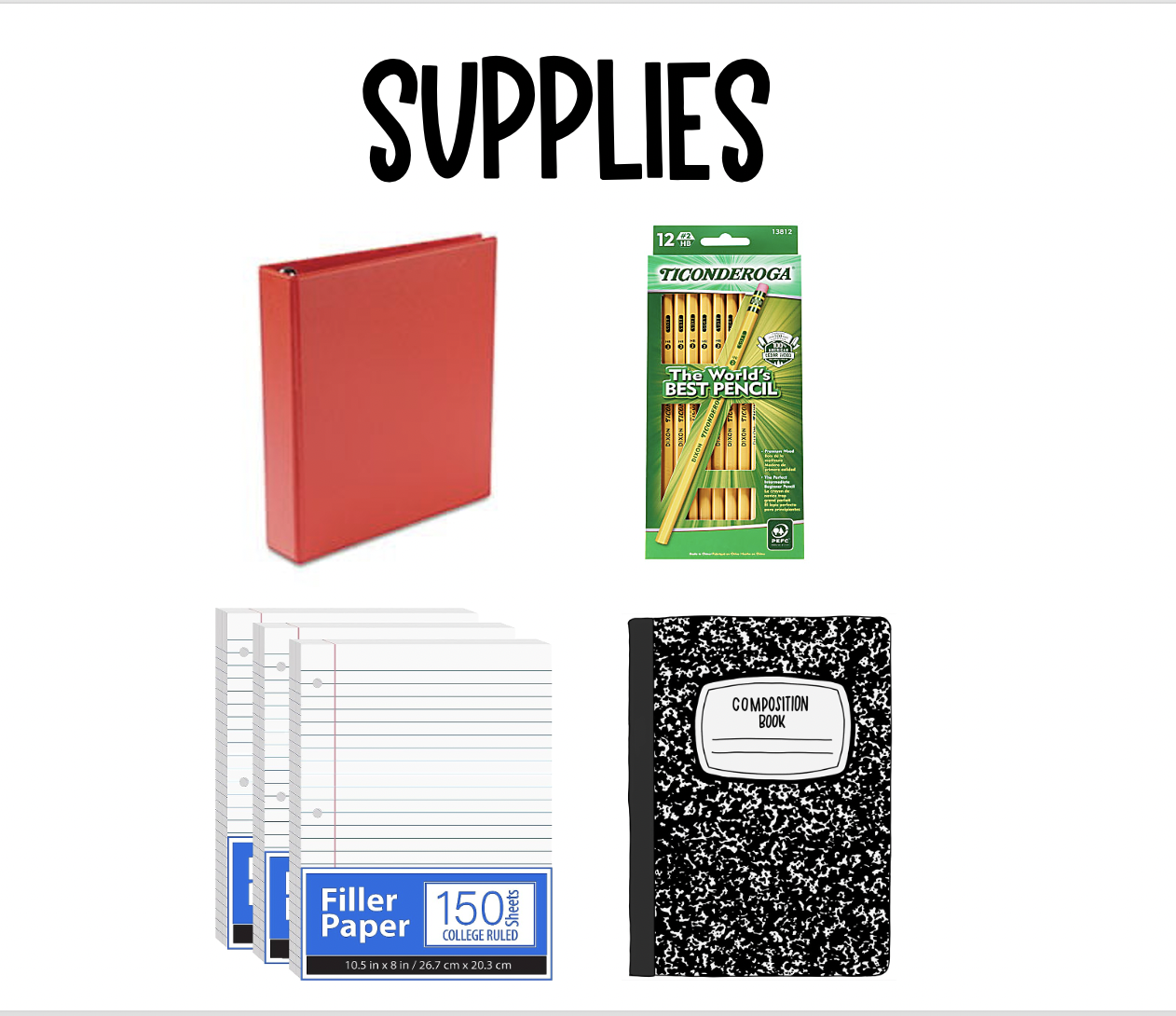 supplies
