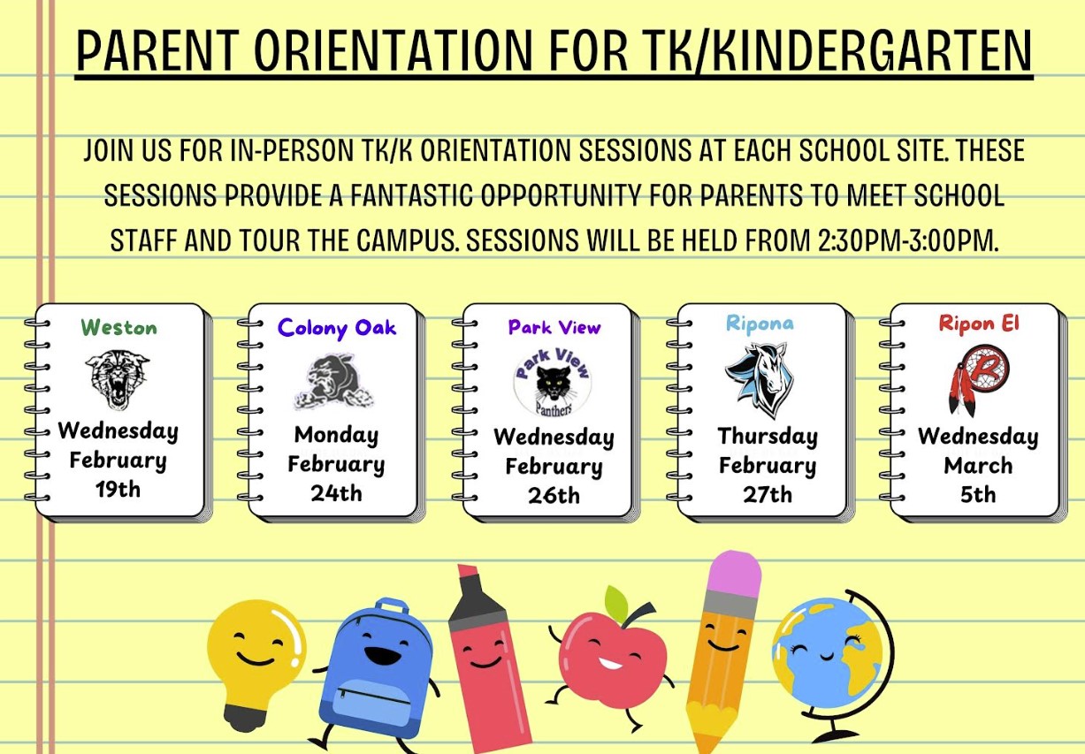 TK Kinder Orientation Flyer