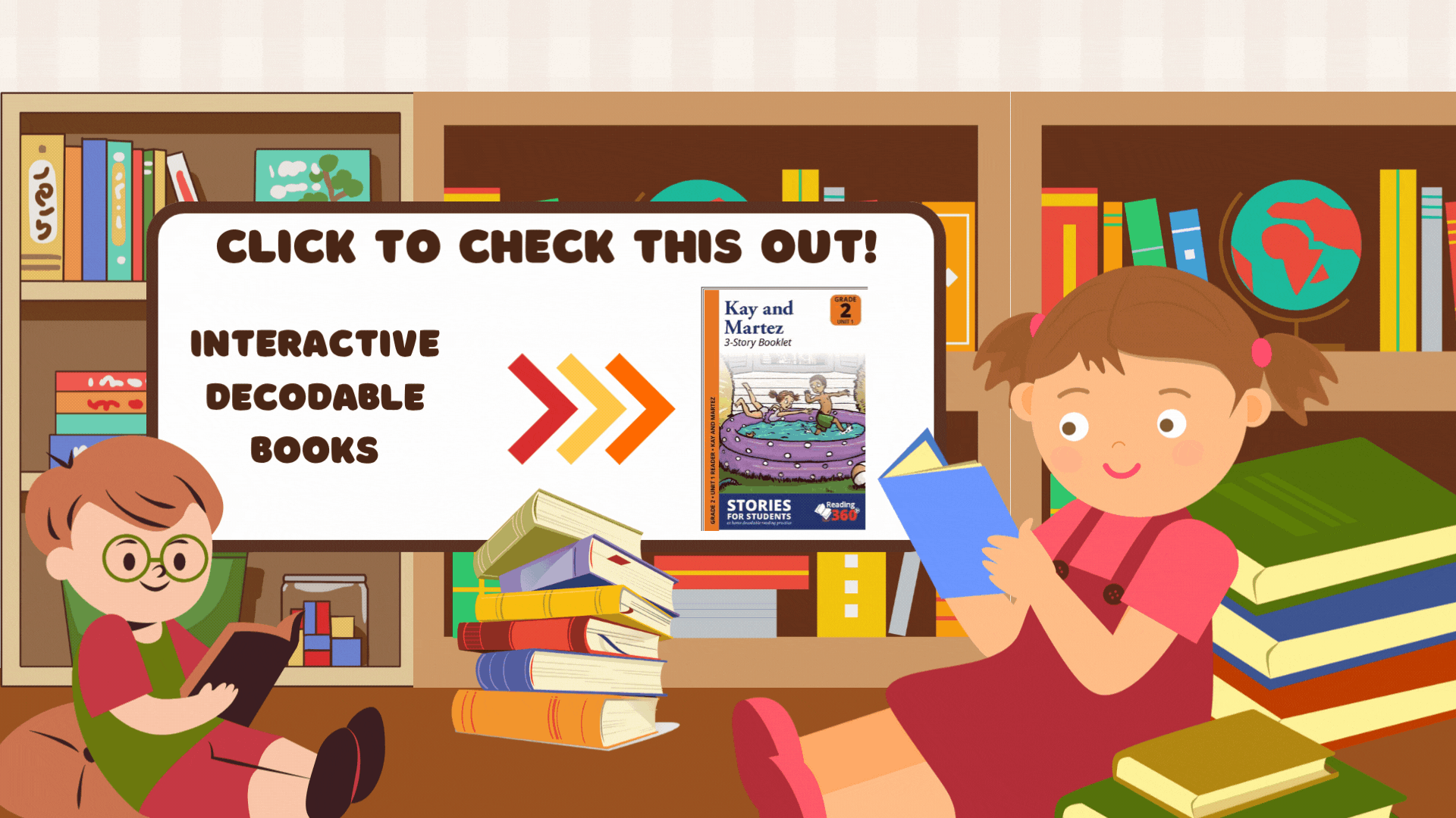 Click to check out the interactive decodable books