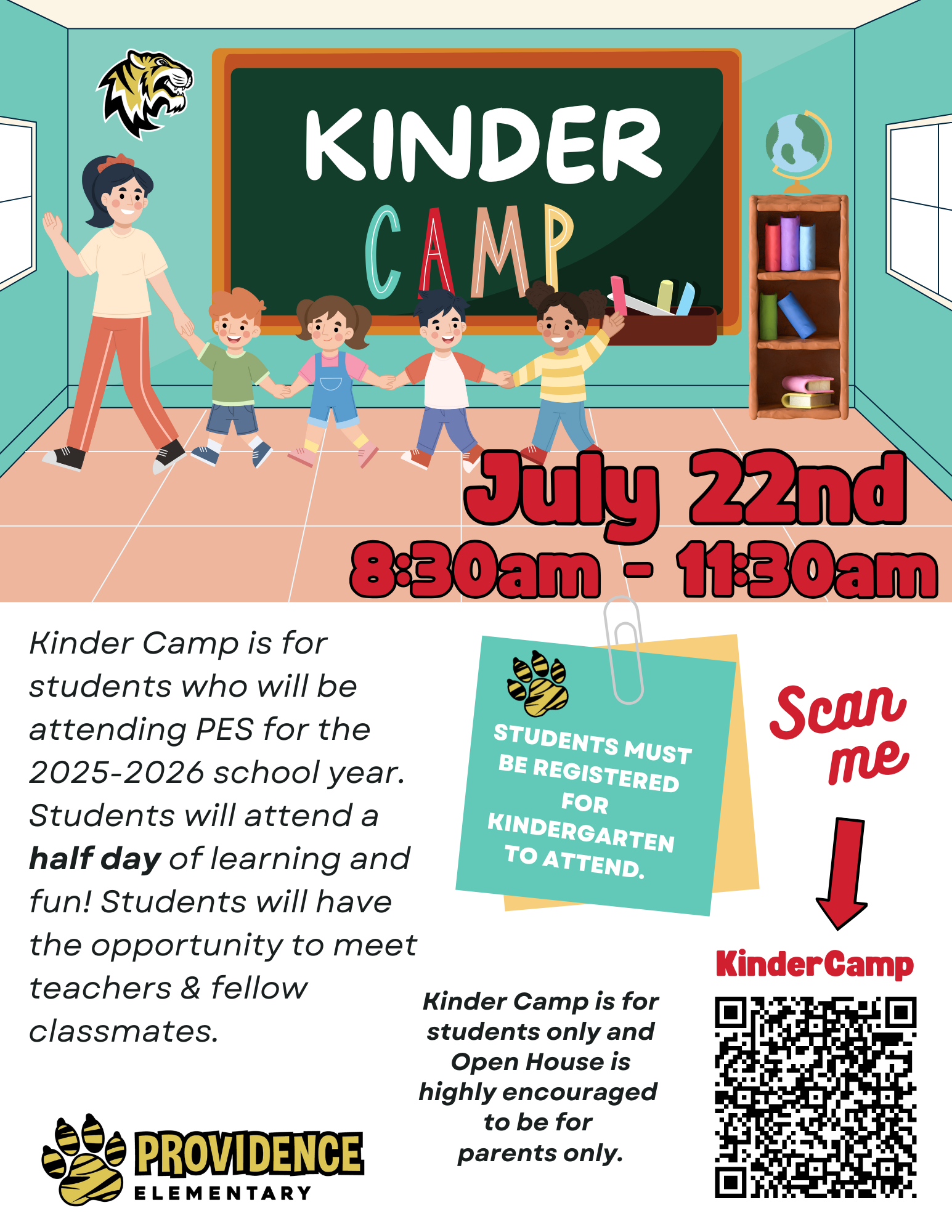 Kinder Camp Flyer