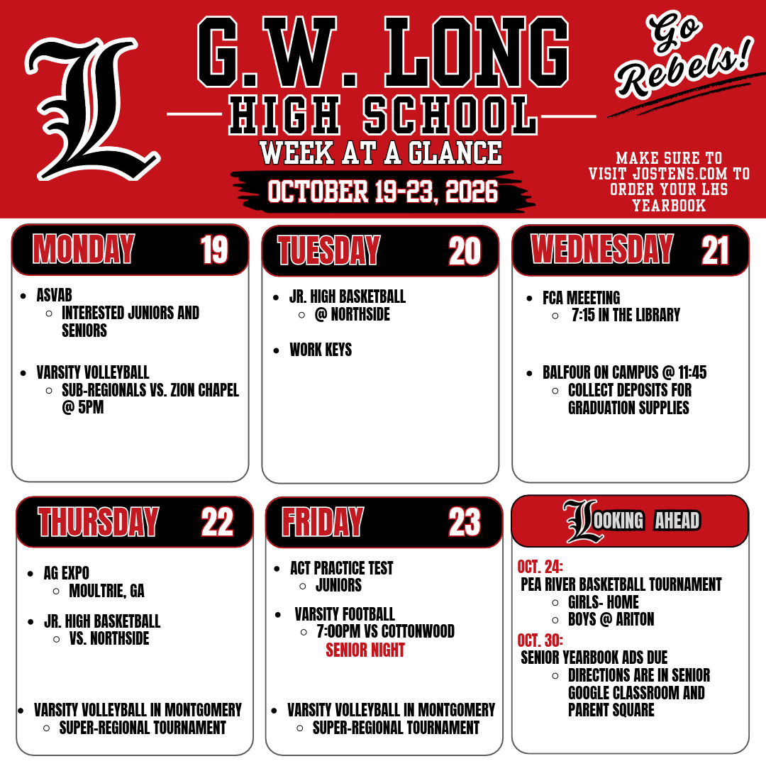 Week at a Glance
