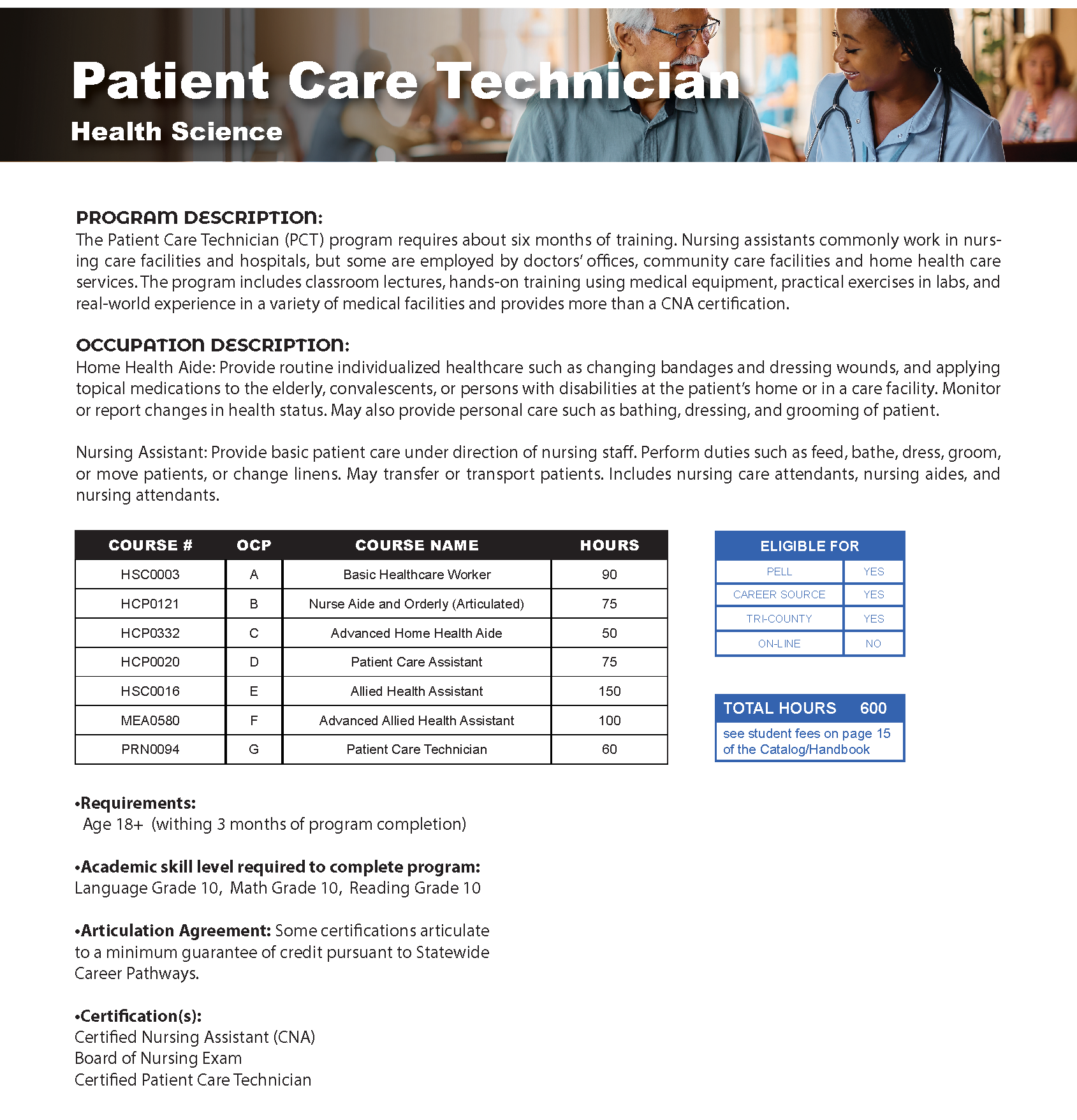 program description page