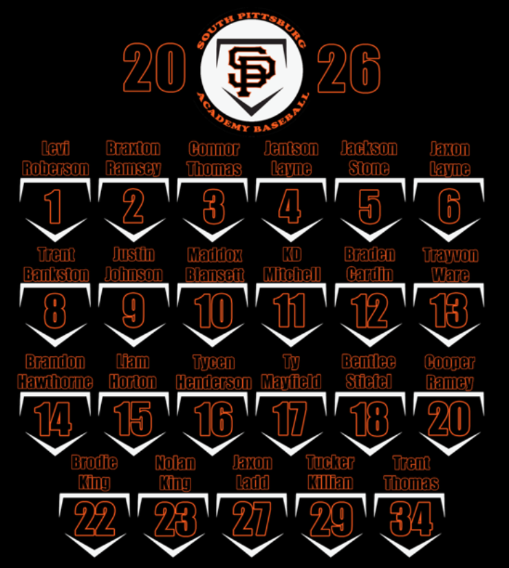 jr high baseball roster